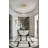Modern 18 Light LED Linear Rod Chandelier-116377845