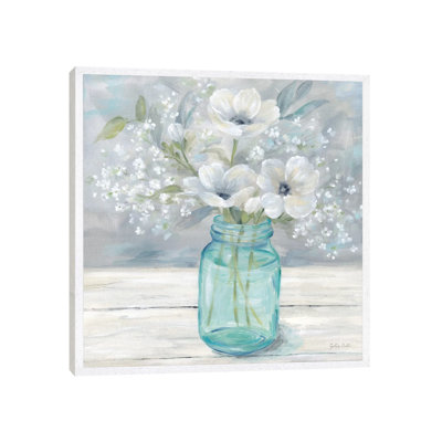 Vintage Jar Bouquet I 1 Piece Wall Art on Canvas