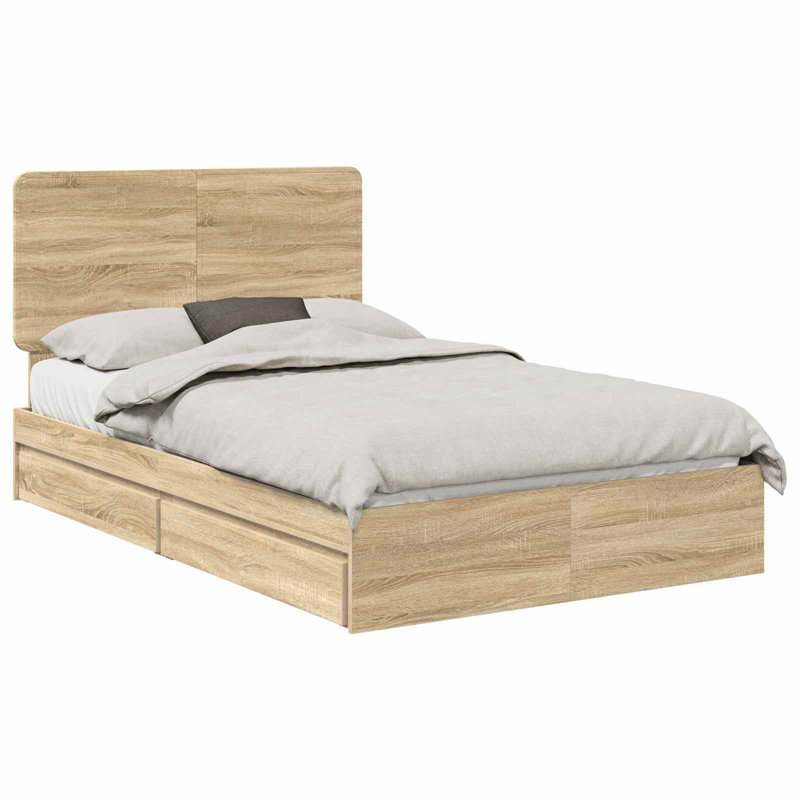Bed, Sonoma Oak, Small Double (4')