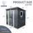 6Ft X 5Ft Outdoor Metal Storage Shed With Window And Transparent Plate For Garden, Lawn-123794522