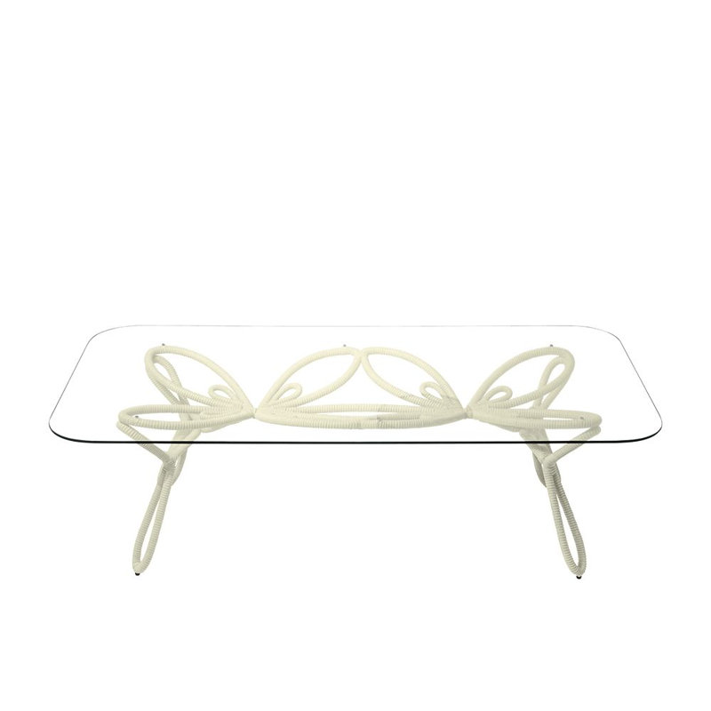 Corda Dining Table, Bone