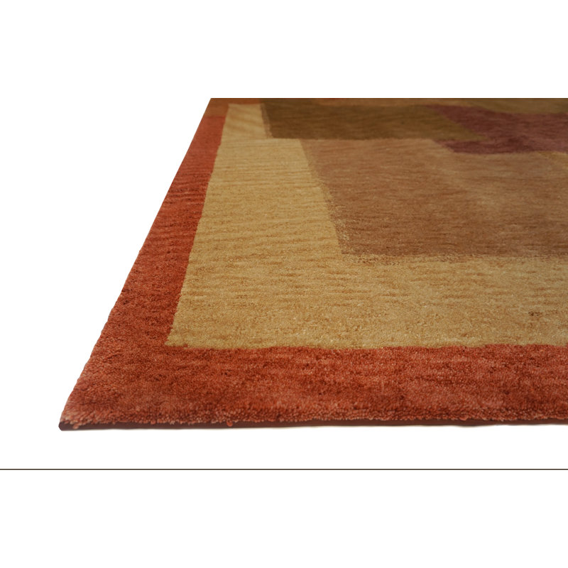 Plateau Handmade Wool Geometric Area Rug