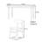 Solid wood refined multi-functional table set-111362421