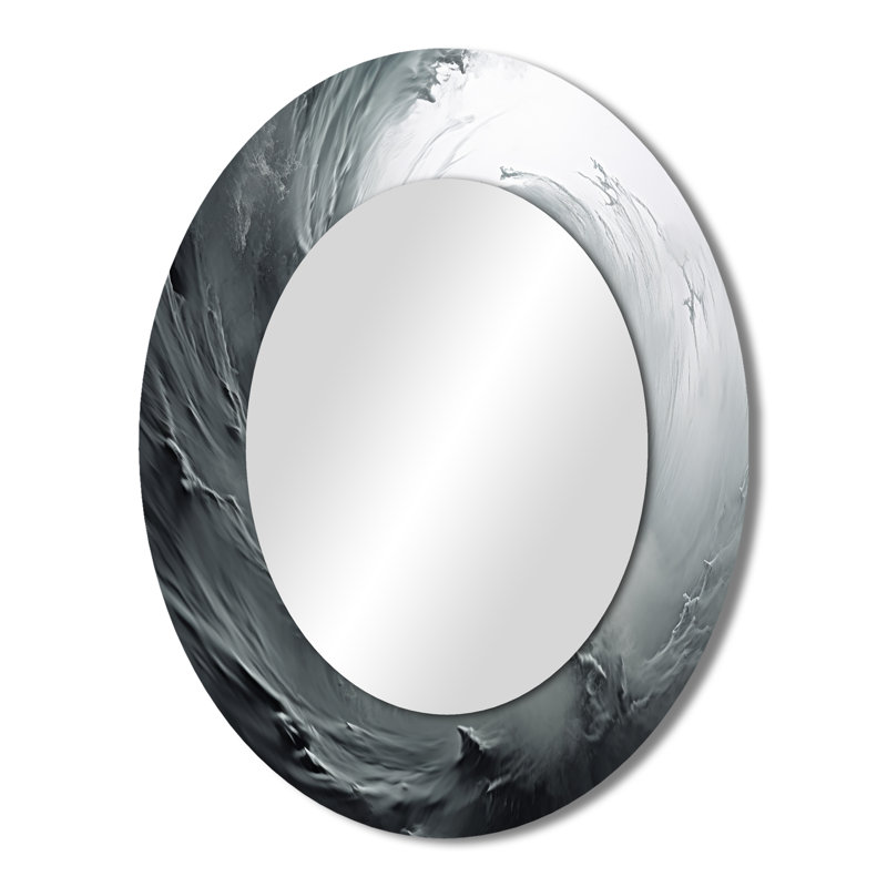 Miroir mural gris, 43 po x 33 po