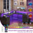 Wrought Studio™ 63'' L-Shaped Desk With Power Outlets & LED Lights-1464914338
