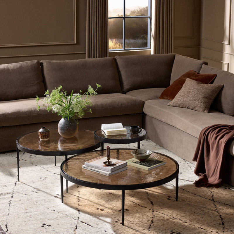 Yoko Glass Nesting Coffee Table