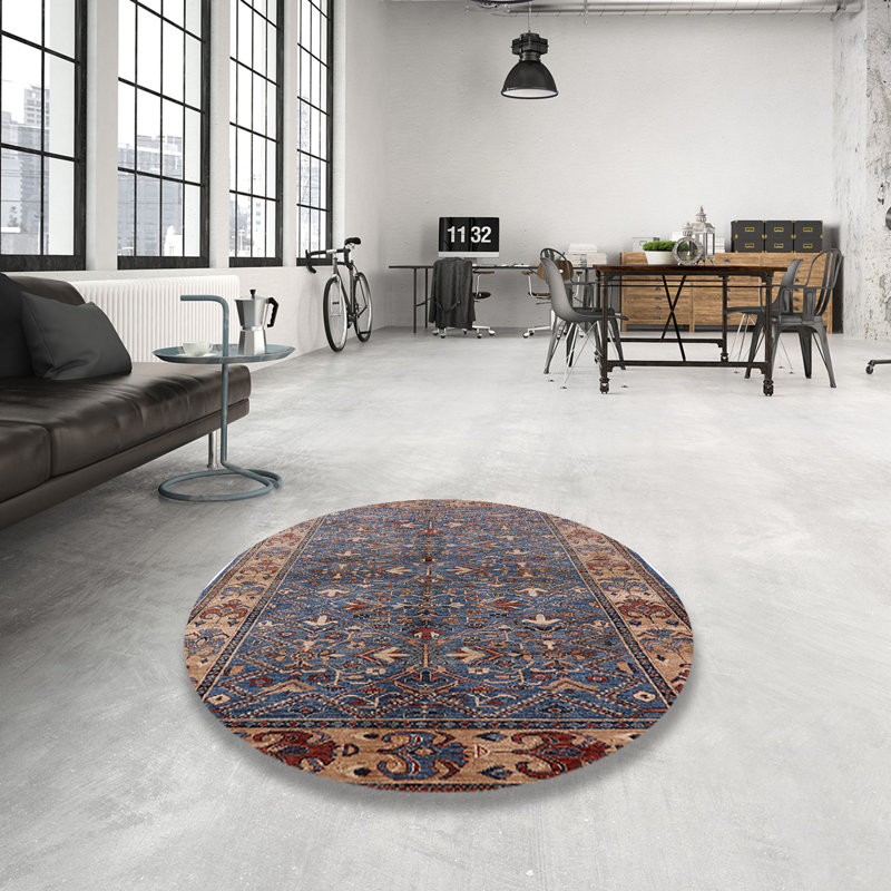 Oriental Indoor Rug, Round 5'
