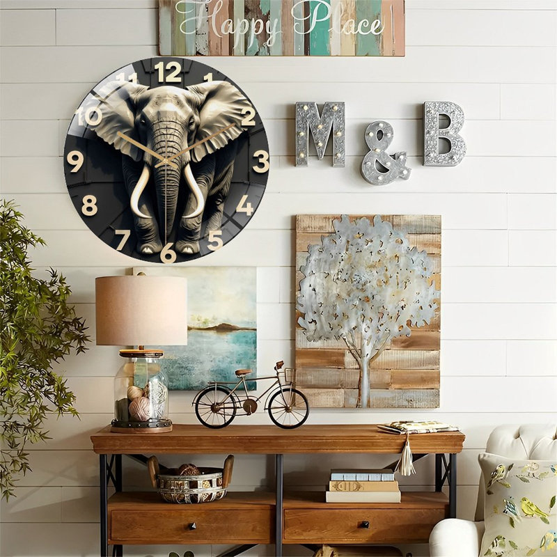 Horloge murale Elephant