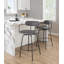 Tabouret de comptoir pivotant 25,75 po Arabelle-86711706