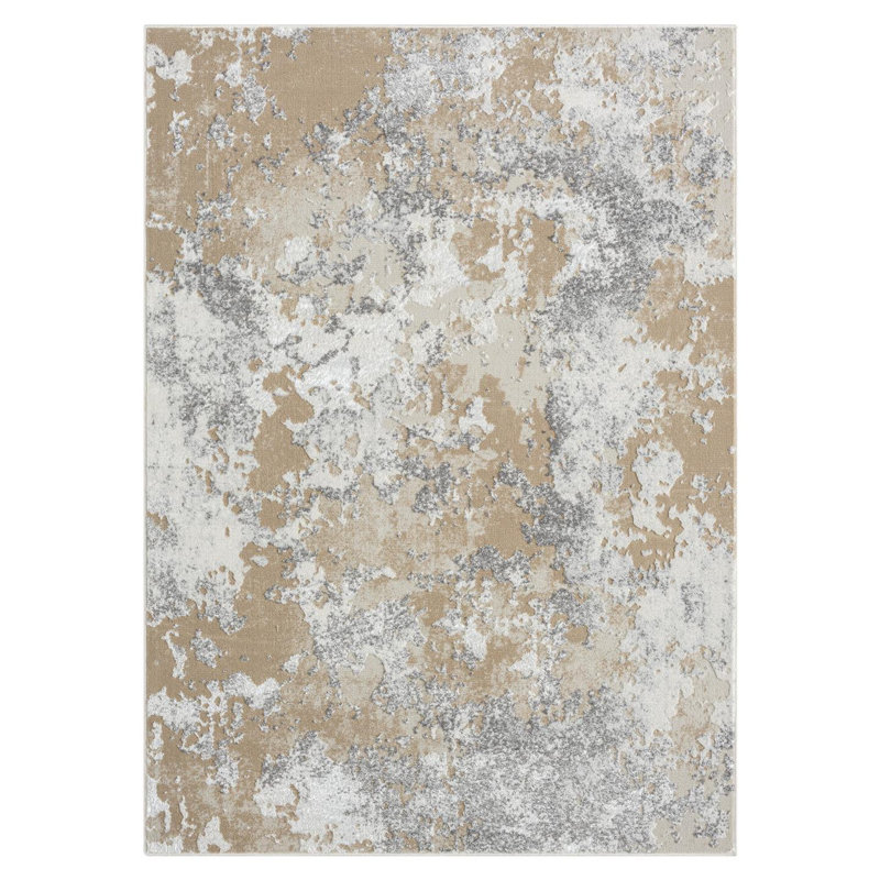 Tahany Abstract Indoor Rug, Rectangle 6'6" x 9'4"