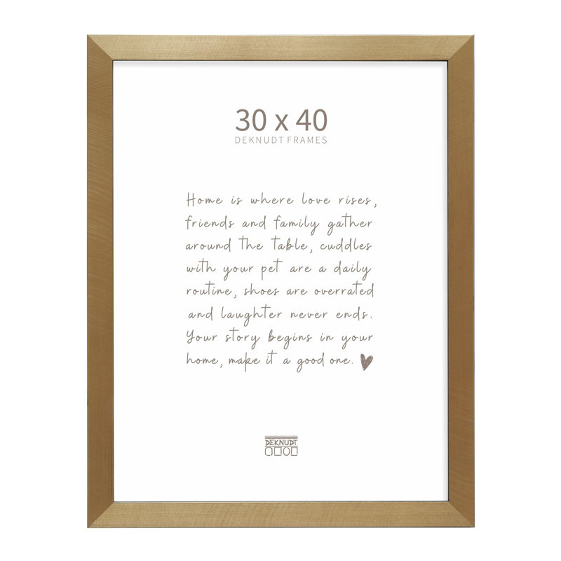 Gold Picture Frame, 30 x 40cm