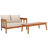 Dasmon Patio Bench + Table-750830199