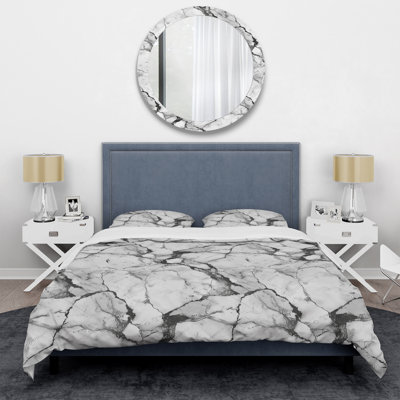 Grey Marble II - Marble Duvet Cover Set