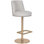Donegal By Michael Weiss Swivel Upholstered Stool with Metal Frame