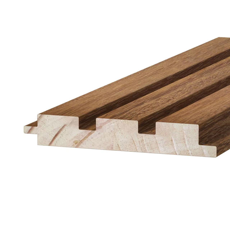 Panneau mural en bois 5 po x 94,5 po, panneau mural 3D pour décoration murale intérieure, Noyer chaux
