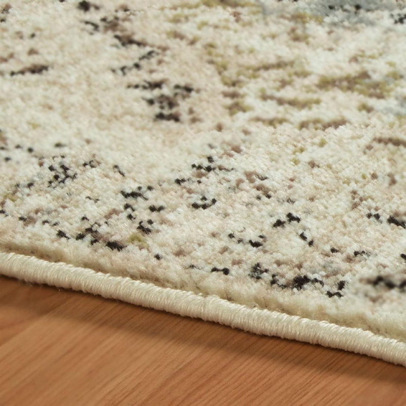 Tapis intérieur / extérieur tressé ivoire