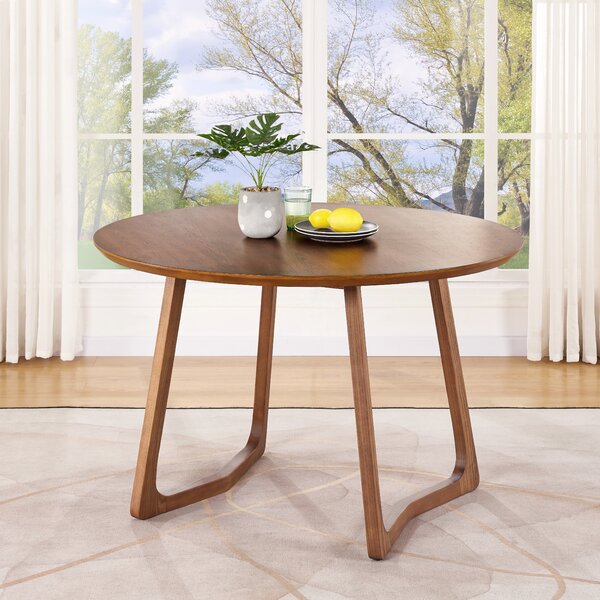 Foundry Select Round Solid Wood Base Dining Table | Wayfair