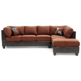 Upholstered L-Shaped Sectional Right Hand Facing