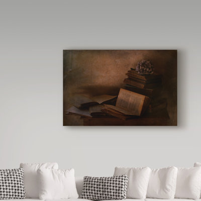 Fallston «Old Books», reproduction d'impression sur toile tendue