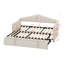 Lit de jour simple avec couchette escamotable avec ports USB et poches de rangement-736365010