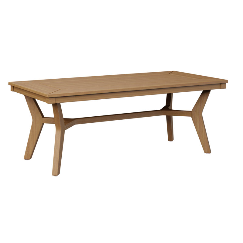 Berlin Gardens Mayhew Rectangular Coffee Table, Natural Teak