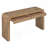 Rustic Console Table With Fluted Drawer Front, Entryway Table With Curved Corners & Thick Legs, Sturdy Sofa Table For Hallway & Living Room-439248366