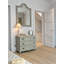 Algrange Wood Flat Wall Mirror with Shelves