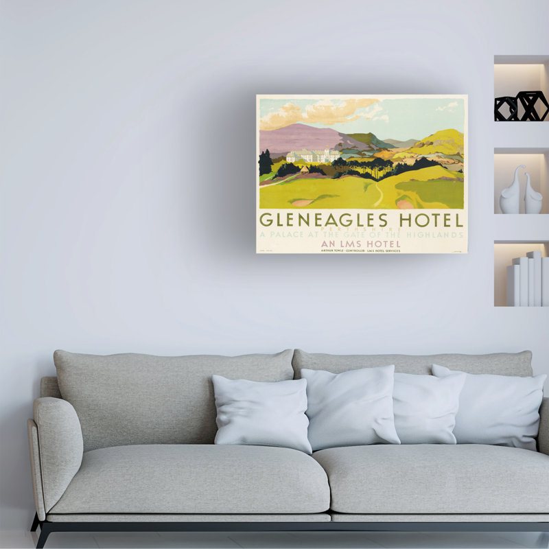 Toile d'artiste de Gleneagles, artiste inconnu, 1924, H 18 po x l 24 po