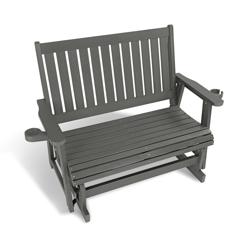 Fauteuil oscillant d'extérieur Ruvimbo, Gris