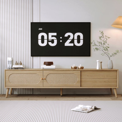 Meuble télé pour téléviseur de 80 po ou moins Boho