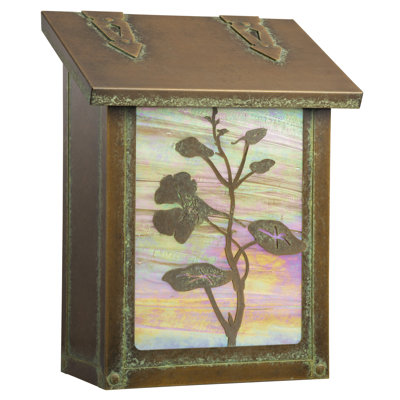Monarch Metal Wall Mounted Mailbox