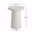 Table d'appoint d'extérieur H 24 "MGO Terrazzo