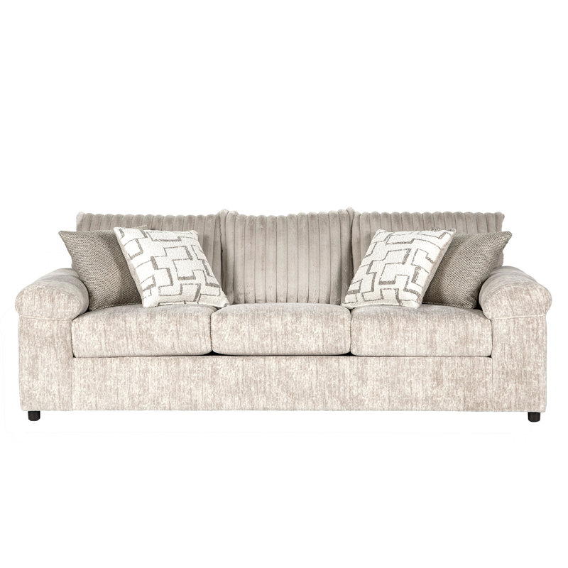 Oliwier Wide Wale Corduroy Sofa, Parchment Corduroy