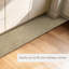 Tapis de couloir coulissant 2 pi x 8 pi auto-adhésif gris crème-126671405