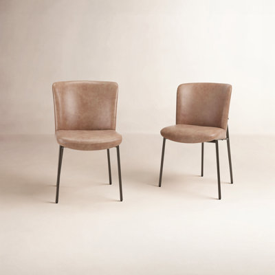 Birier Genuine Leather Dining Chair