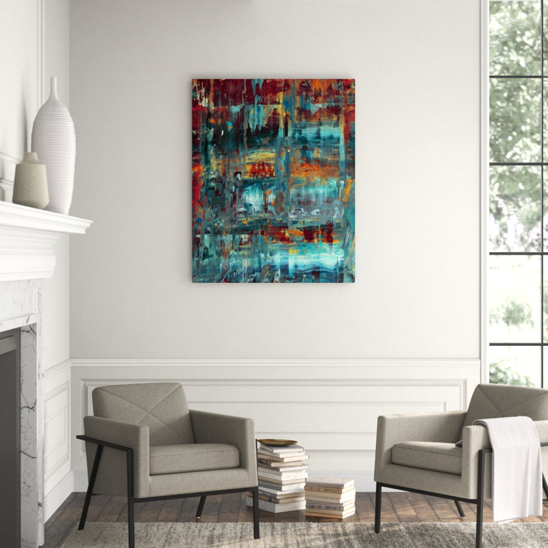 Melt Painting by Dylan Grey, Knife Gel, 50" H x 40" W x 1.5" D