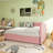 Upholstered Daybed With Trundle Sofa Bed Frame-781145385-781145389