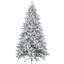 Arbre de Noël artificiel enneigé avec pointes de neige, support en métal pliable, assemblage facile, arbre de Noël articulé pour la maison, le bureau et les fêtes-389428029