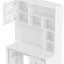 Bureau d'ordinateur polyvalent avec bureau rotatif à 90 degrés et beaucoup de rangement, parfait pour le bureau à domicile et le bureau