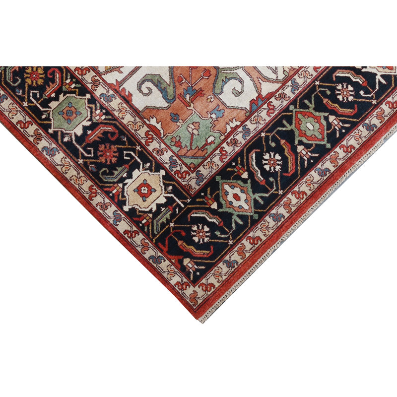 Wool Oriental Area Rug, Rectangle 10' x 14'