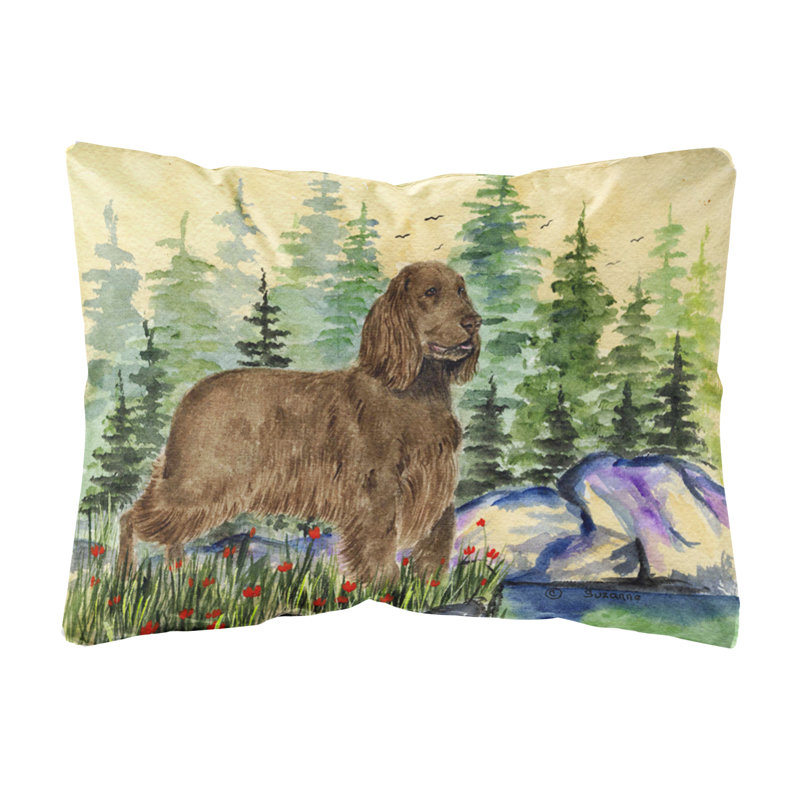 Coussin décoratif intérieur/extérieur field épagneul