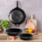 NutriChef Non-Stick 3 Piece Skillet Set