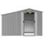 Brason Garden Shed 277x192.5x179 cm Galvanised Steel-1367526795