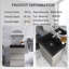 Meuble-lavabo simple autoportant 24 po avec plateau Caloway-593199963-593199960