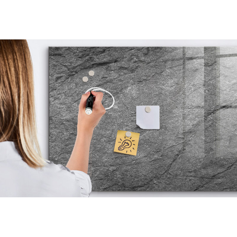 Magnetic Glass Photo Memo Board
