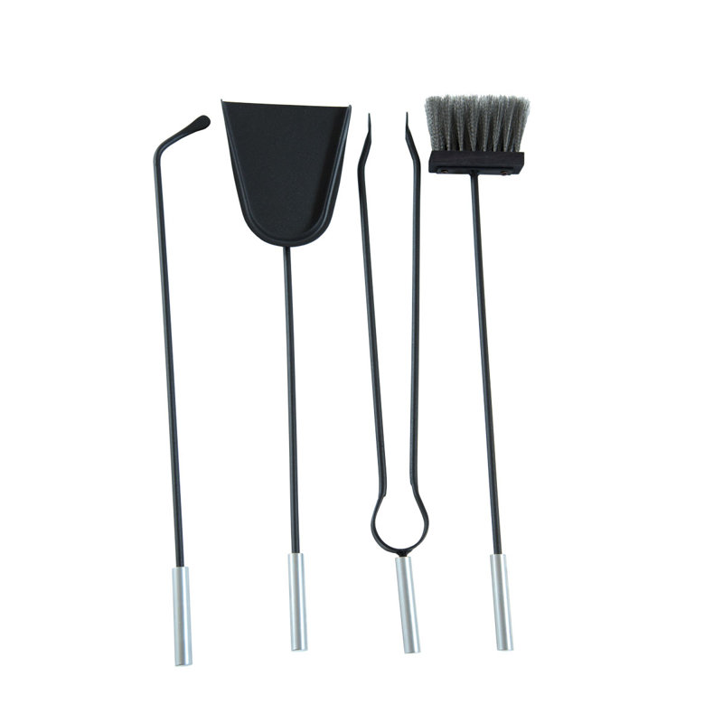 Lucien Iron Fireplace Tool Set