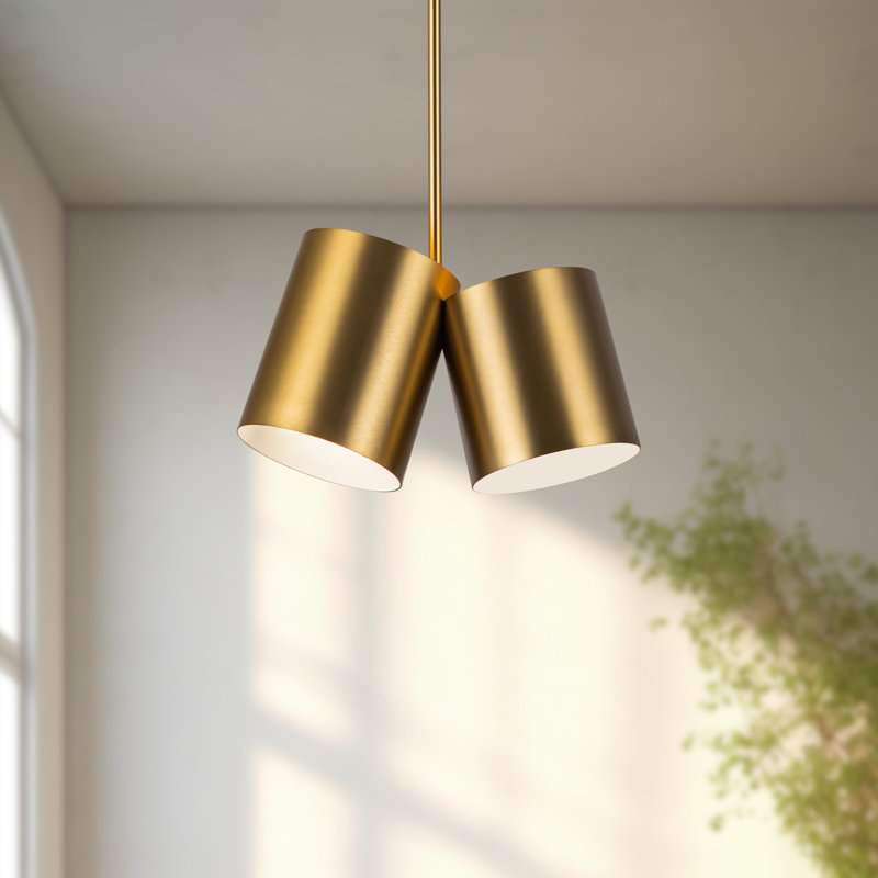 Keiko 2 - Light Pendant, Brushed Gold