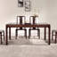 Ancienne et moderne fusion de table en bois massif-1302392579