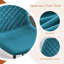 Velvet Upholstered Dining Chair with Metal Frame -1070320288