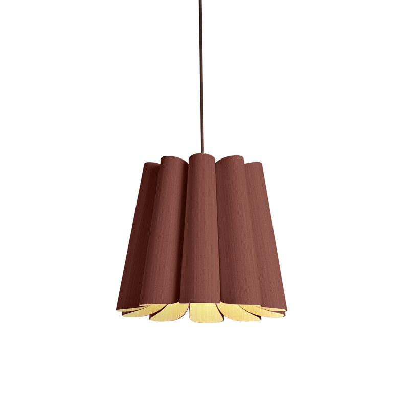 Luminaire suspendu Lora, Terra Cotta, H 18,5 po x l 22 po x P 22 po